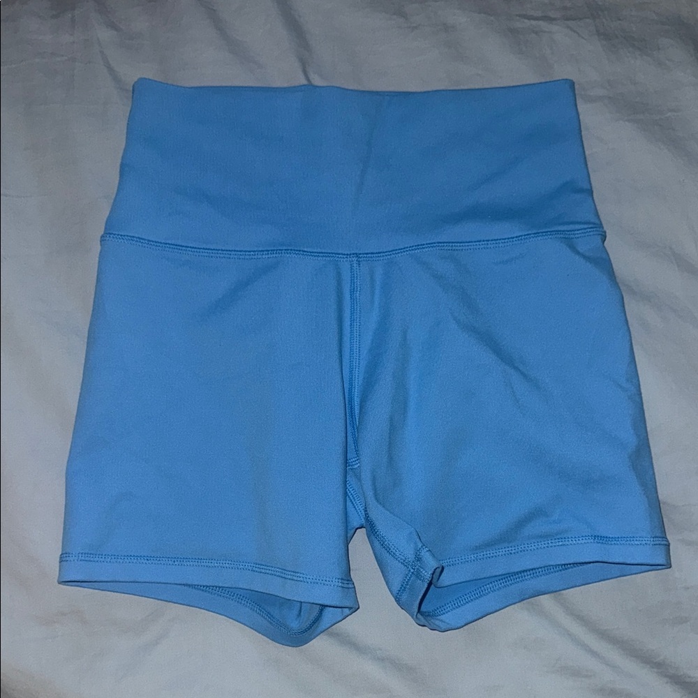 Arie Blue Biker Shorts